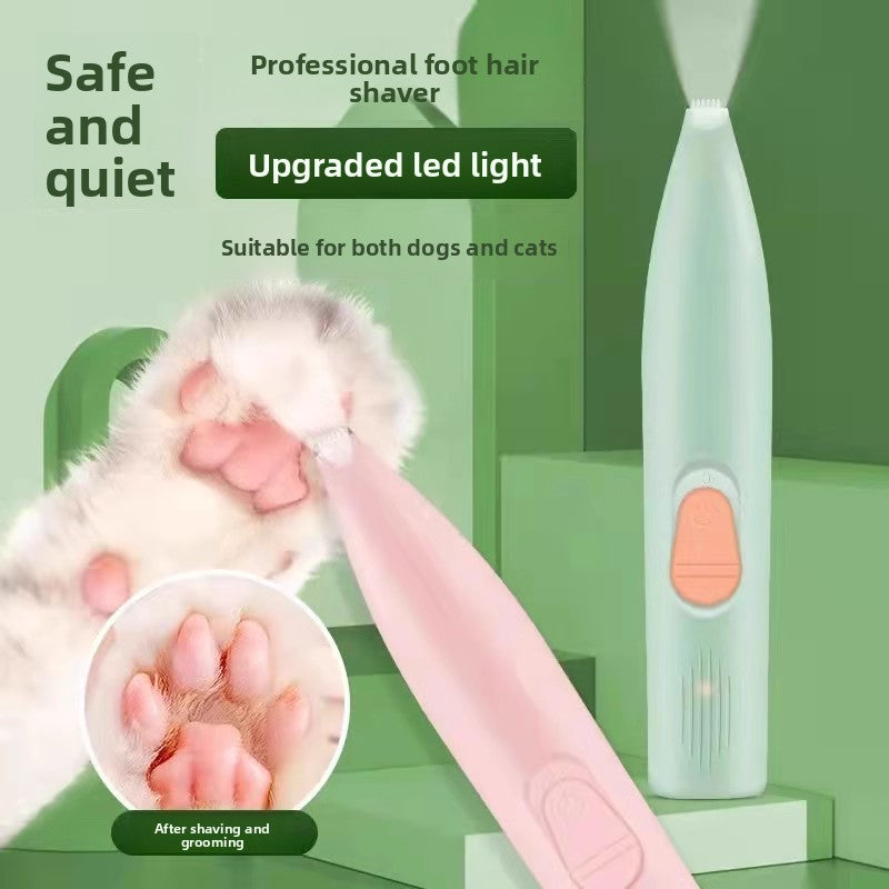 Cordless Pet Trimmer for Paws and Face with Precision Blade