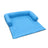 Ice silk pet cooling mat on a sofa, additional product photo