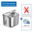 Automatic 2L Pet Water Dispenser with 304 Stainless Steel, Quiet Pump and Layered Filter
