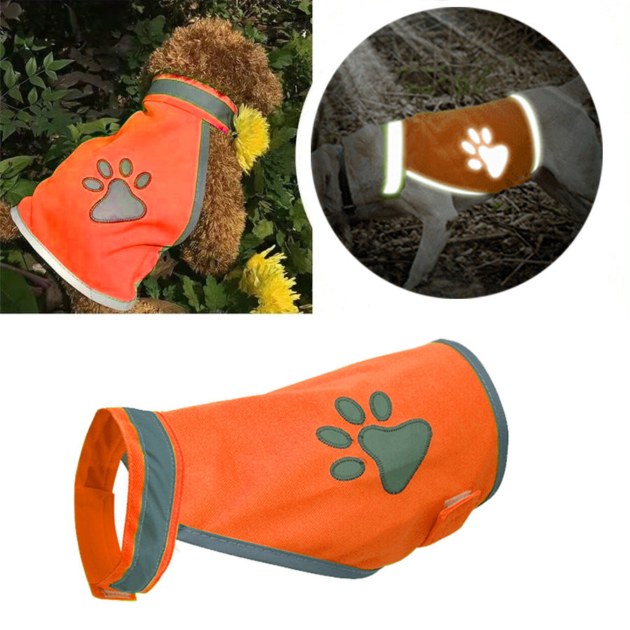 Reflective fluorescent dog safety vest, available in 3 colours, sizes Small to Large, image 14