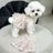 Cherry blossom slip dress for small dogs, in Pink Cherry Blossom, image 6