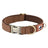 Padded dog collar with cotton lining, ideal for everyday use