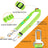 Elastic dog car seat belt lead with reflective strip in red