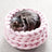 Soft velvet hand-woven round knot pet bed, detail photo 4