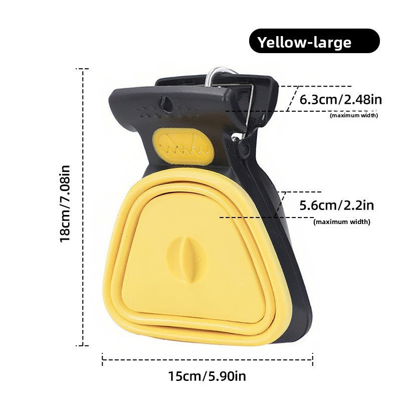 Six-Claw Pet Waste Picker, Detachable and Portable