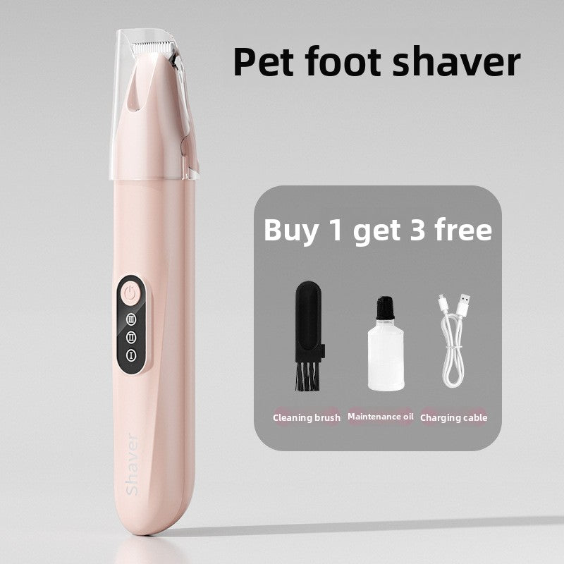 Wide Blade Pet Hair Trimmer with Dust Cover, Quiet Rechargeable