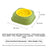 Ceramic Slow Feeder Pet Bowl with Removable Yogurt Box and Non-Slip Base in Seven Colours