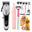 Cordless Electric Pet Clipper with Titanium Alloy Blades