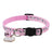 Adjustable cat collar with cute cat head charm and safety buckle, product image 6