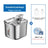 Touch-Free Stainless Steel Pet Water Fountain with Automatic Circulation and Filter