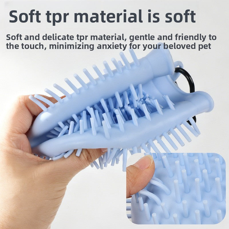 Dog Paw Cleaning Cup with Soft Silicone Bristles