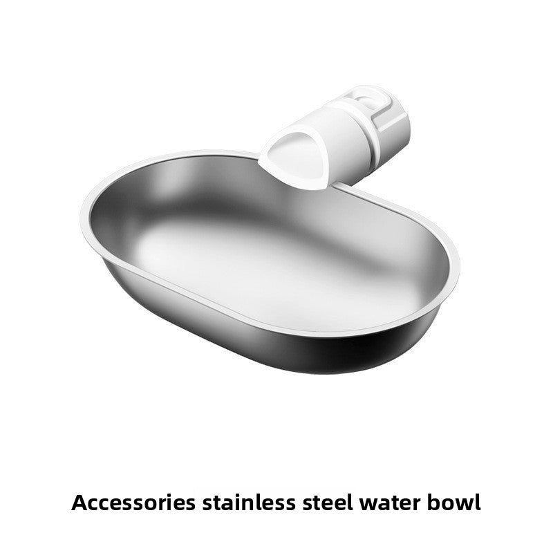3L Gravity-Flow Pet Water Fountain with Rechargeable Battery for Cats and Small Dogs