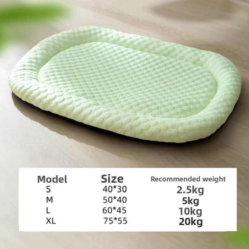 Ocean blue cooling bead mat for cats and small dogs, photo 11