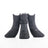 Sporty rubber dog protection shoes in Style 1, front view