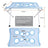 Foldable Pet Grooming Hammock Stand with Restraint Sling