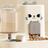 Integrated Pet Feeder Bowl with Dry Wet Separation