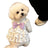 Floral strap summer dress for small dogs, available in 2 colours, image 5