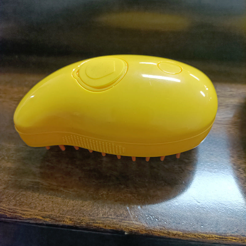 Electric Pet Spray Brush for Shedding, One-Click Mist and Steam