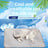 Ice silk cooling mat for dogs and cats, shown in 9 colours and styles