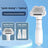 Quiet Pet Hair Dryer and Grooming Brush with Overheat Protection