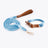Braided cotton rope dog lead or collar in 25 colour options