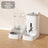 Automatic feeder and water dispenser