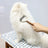 Wooden Handle Detangling Comb with Stainless Steel Pins for Pets