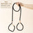 Tangle free twin retractable lead with comfortable handle
