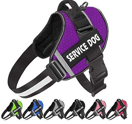 Reflective breathable nylon dog vest harness, product image 27