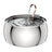 Automatic 4L Stainless Steel Pet Water Dispenser with Transparent Window for Cats and Dogs