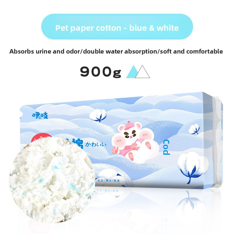 Dust-Free Paper Hamster Bedding, Soft Absorbent Nesting