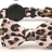 Leopard print cotton cat collar with QR code ID tag, product image 6