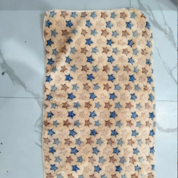 Pink soft sponge pet bed with raised edge, view 15