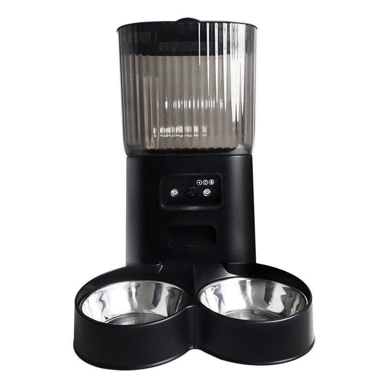 Automatic Smart Pet Feeder with App Control, 3L or 5L, Single or Double Bowl