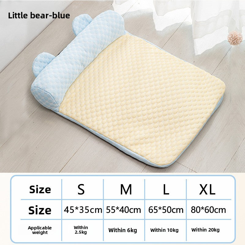Rattan cooling mat with cute pattern for cats and small dogs, photo 78