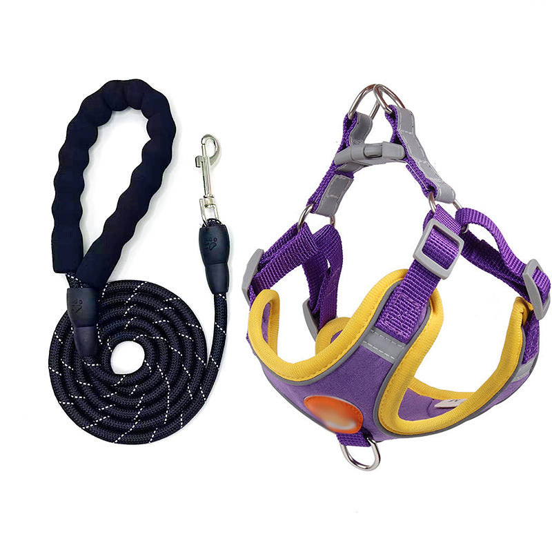 Small dog vest harness, available from Pet Royale UK