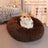 Round donut plush bed for cats and dogs, photo 2 of 43