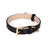 Classic dog collar and lead shown in grey, pink, red and black