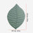 Leaf-shaped padded pet mat for cats and dogs, extra detail view