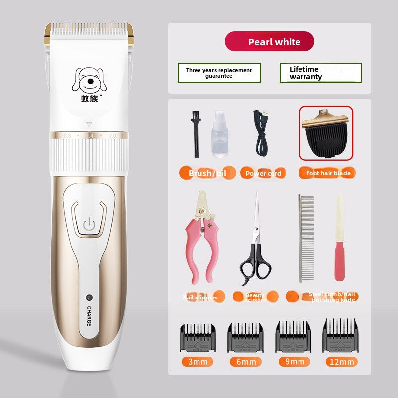 Quiet rechargeable pet hair clipper, photo 16 of 17