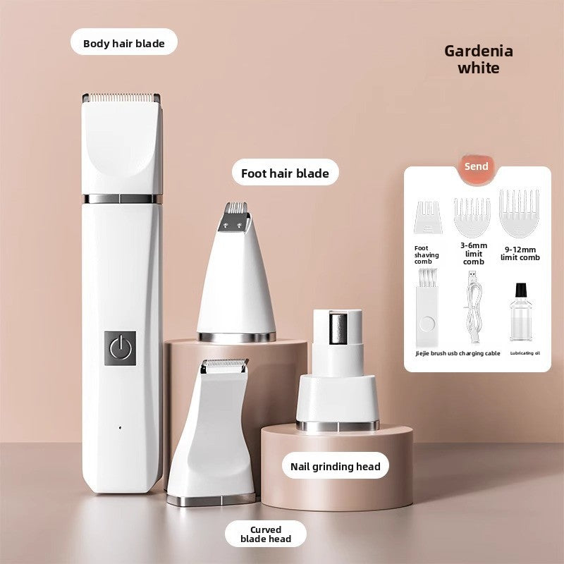 Cordless Pet Hair Clipper Kit with Paw and Nail Attachments
