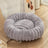 Plush round faux fur pet nest for cats, photo 12 of 80