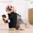 Pet Halloween costumes in priest, nun and basketball styles