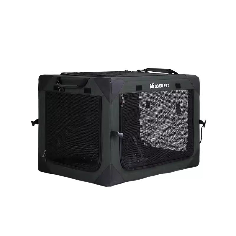 Foldable car pet crate for dogs and cats, detail photo 8