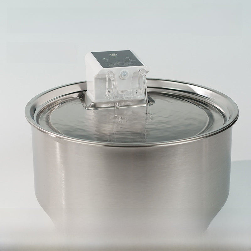 Rechargeable Stainless Steel Pet Water Dispenser