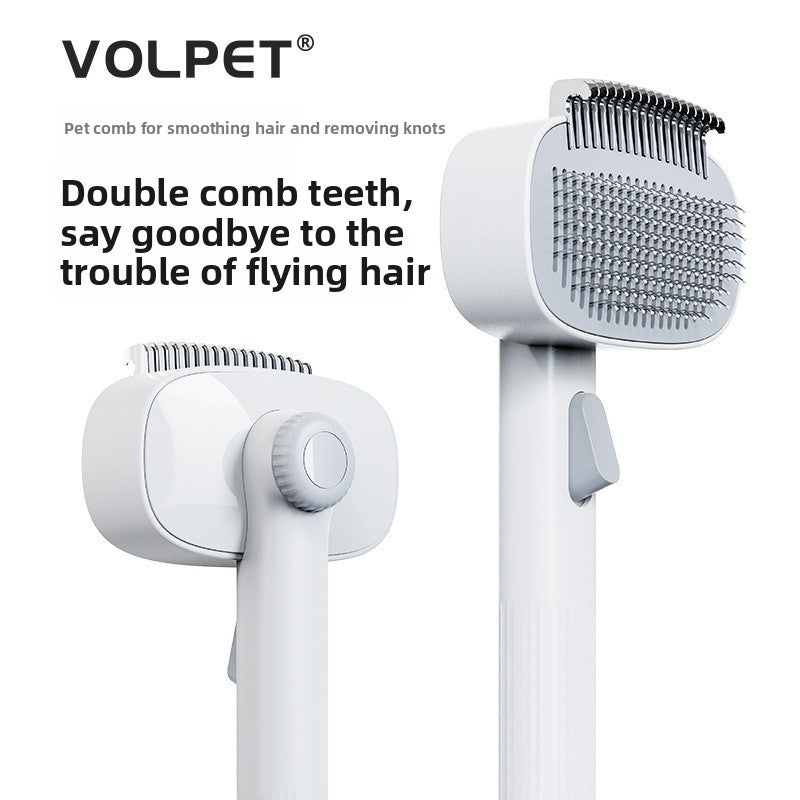 Stainless Steel Dog Comb for Gentle Detangling and Shedding