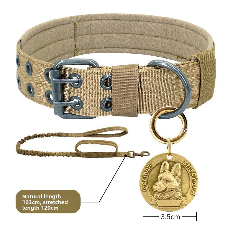 Heavy-duty nylon collar for large dogs, available from Pet Royale UK