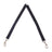 Tangle free lead splitter with two alloy clips in black