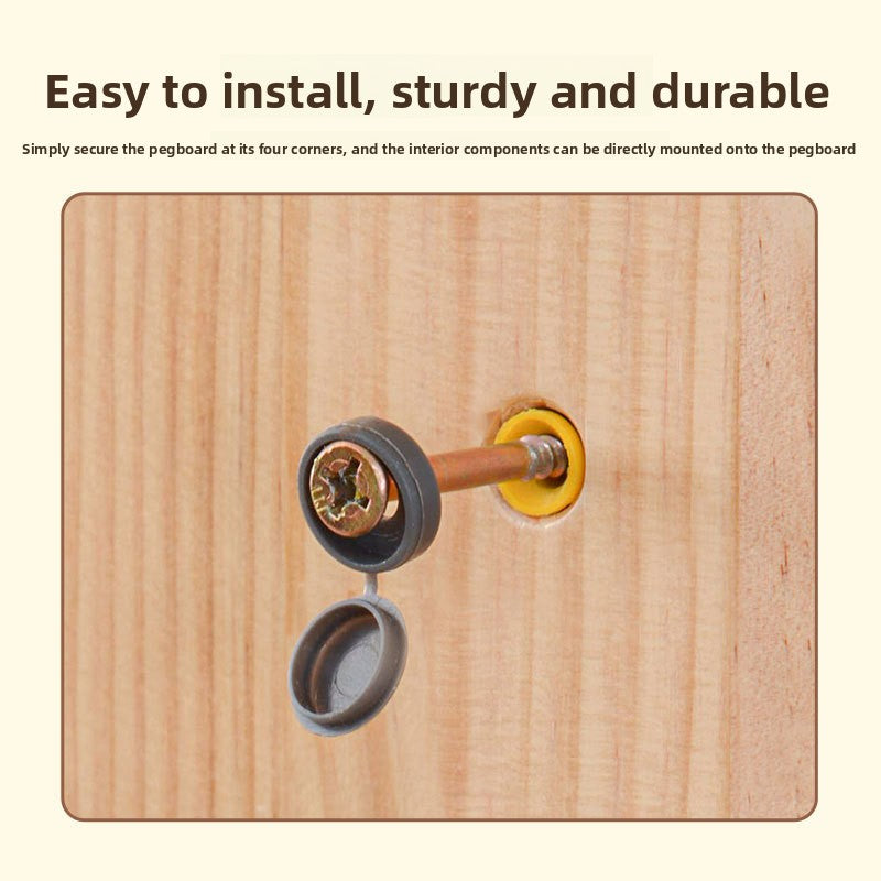 Modular wooden wall-mounted cat climbing board with shelves, photo 5
