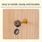 Modular wooden wall-mounted cat climbing board with shelves, photo 5